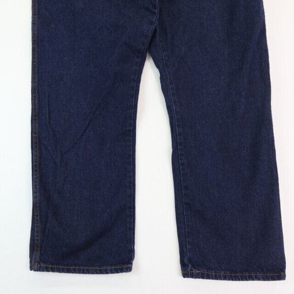 Dickies Jeans Mens 44x30 Blue Denim Straight Dark Wash Workwear - Picture 3 of 8